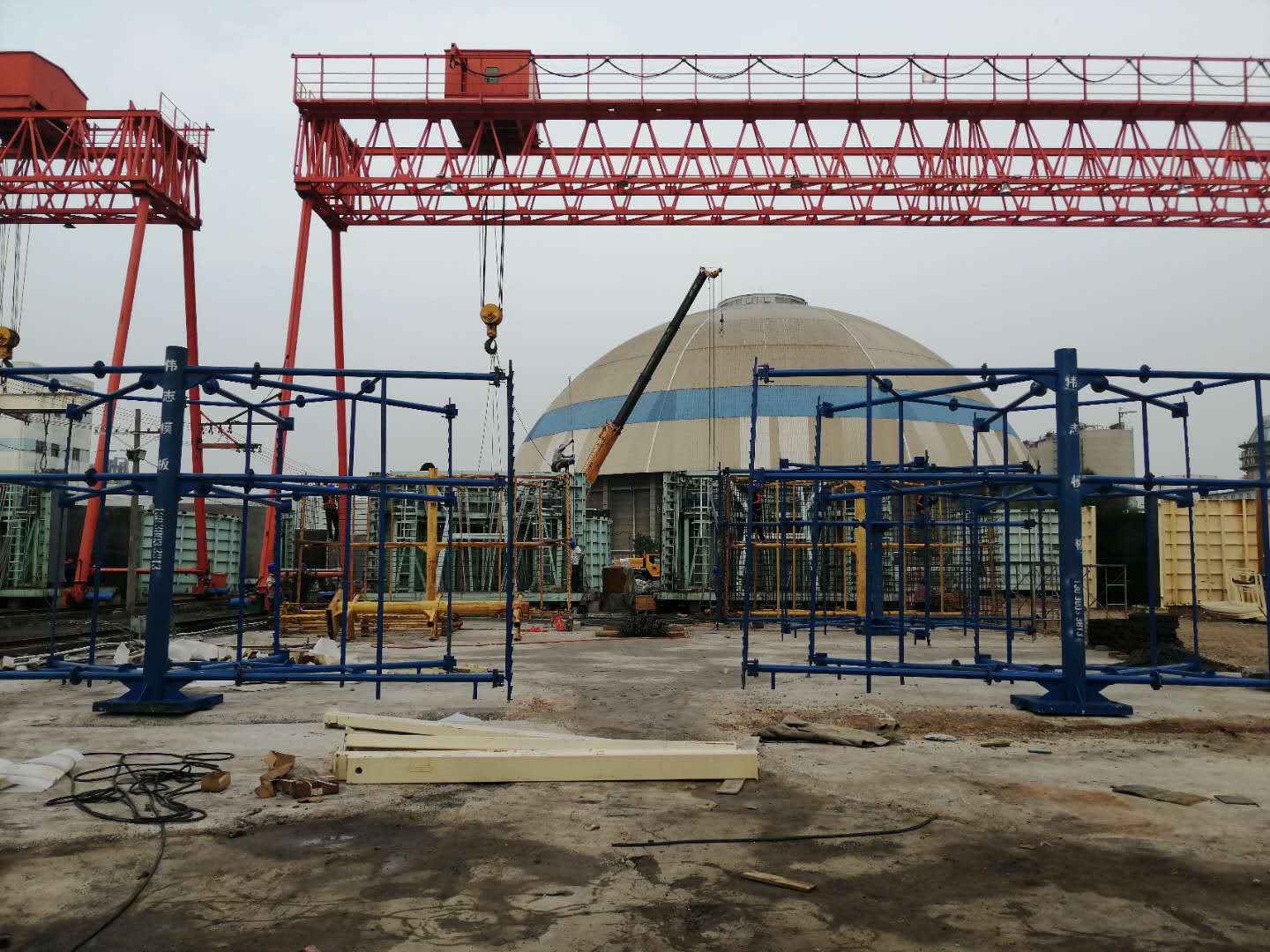 風機胎具現(xiàn)場